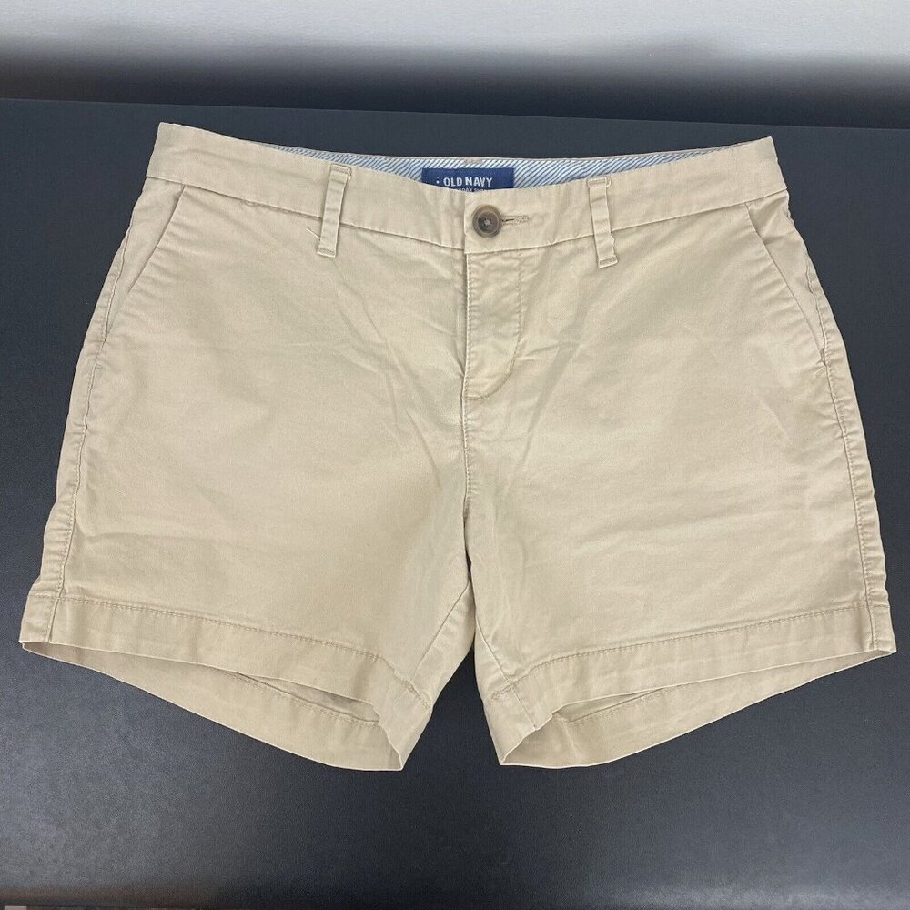 Old Navy Women's Everyday Short Khaki Women's Size 2 Tan Cotton Blend